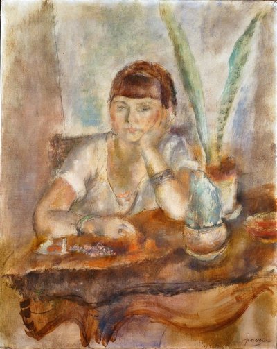 Portrait of Mimi Laurent by Jules Pascin